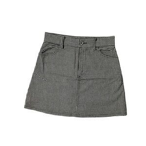 John‎ Galt - checkered print mini skirt